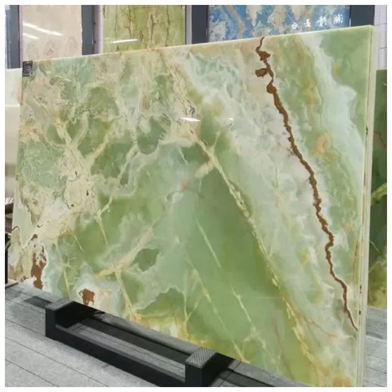 Light Green Onyx Slab