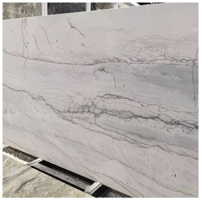 Macaubas Giotto White Quartzite