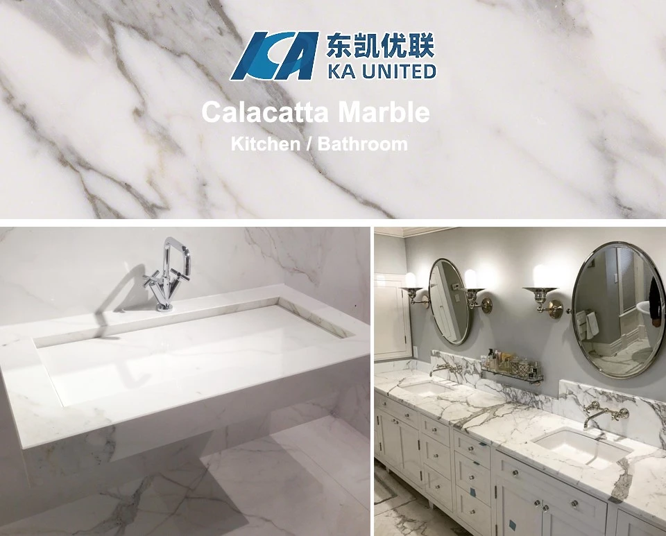 Calacatta White Marble Bathroom Countertops Calacatta White Marble Bathroom Countertops