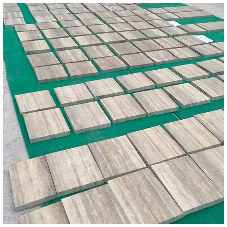 Italian Grey silver travertine tile