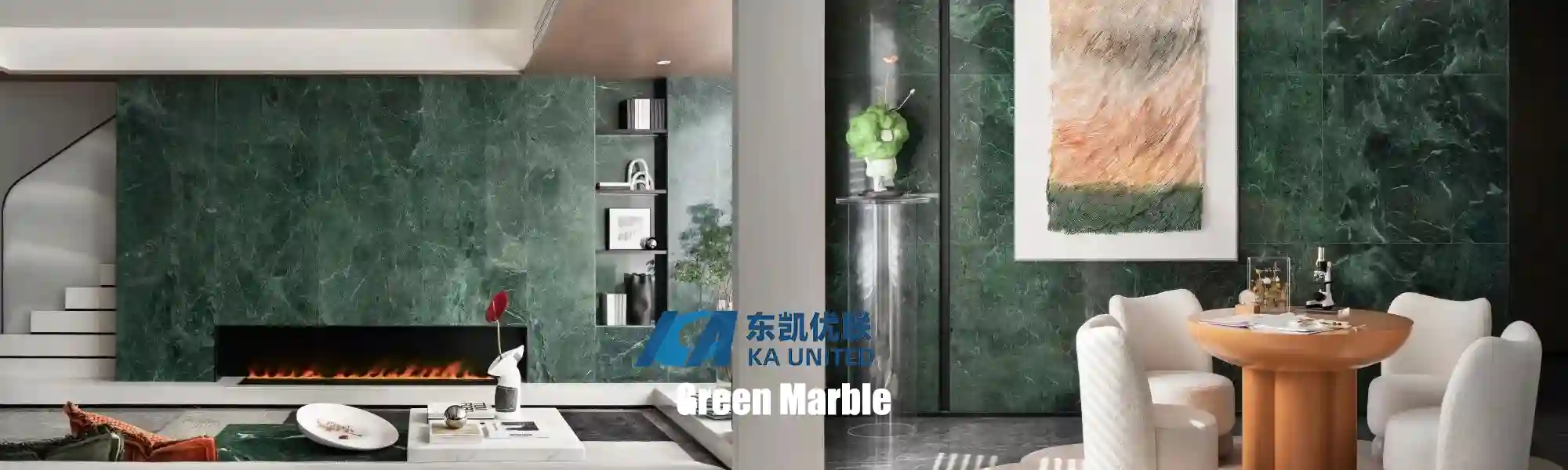 Green Marble Accent Wall Projects-KA UNITED Green Marble Accent Wall Projects-KA UNITED