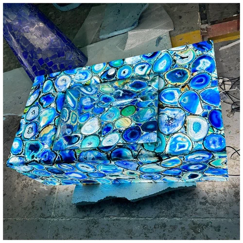 Blue Agate Wall Haning Countertop Blue Agate Wall Haning Countertop