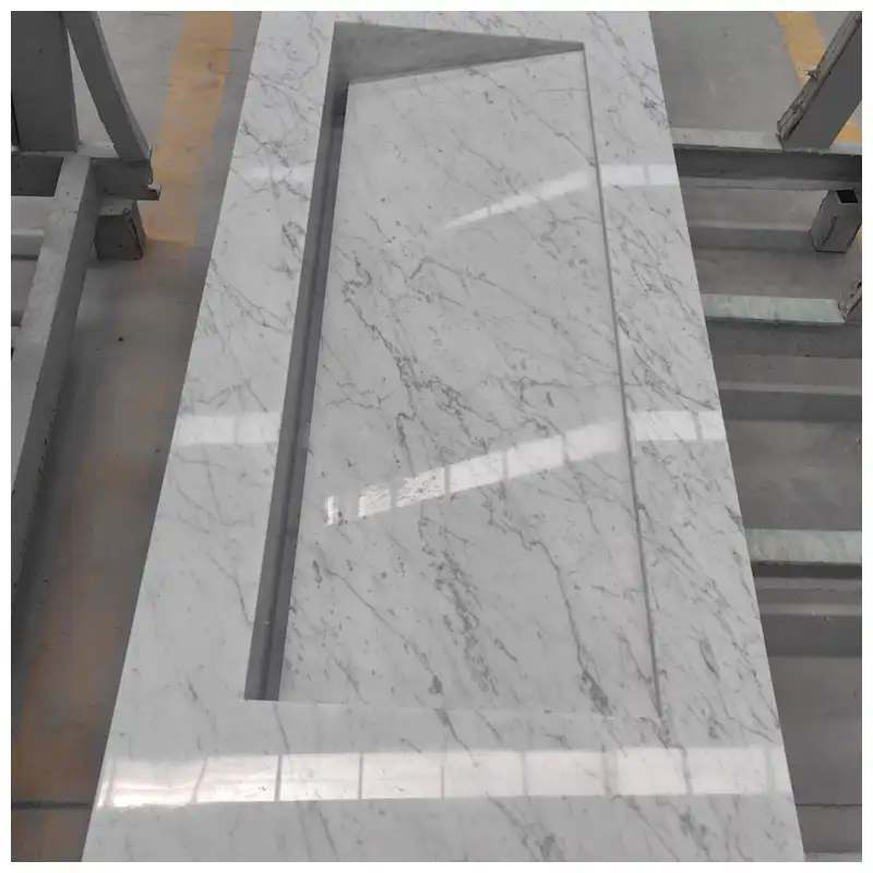 Carrara Marble Floating Sink Carrara Marble Floating Sink