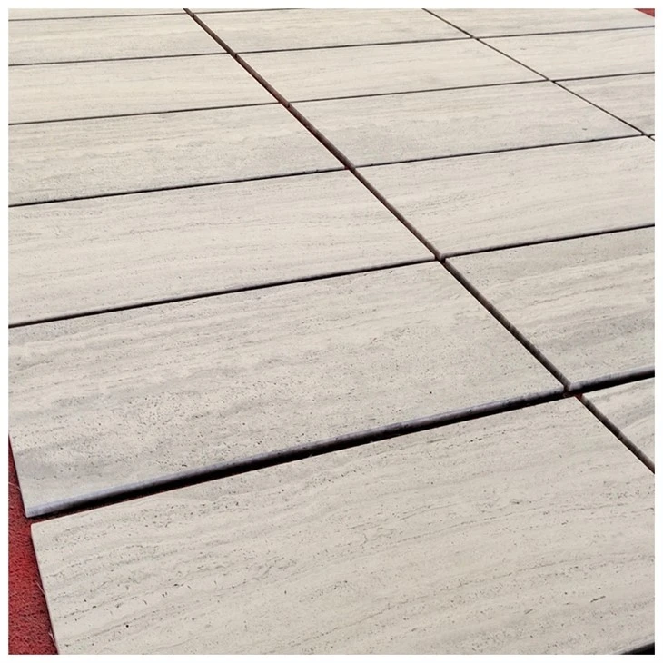 กระเบื้อง Travertine สีเงิน