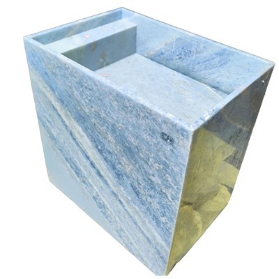 หินอ่อนคริสตัลสีฟ้า