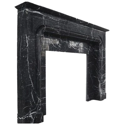 เตาผิงหินอ่อน Nero Marquina